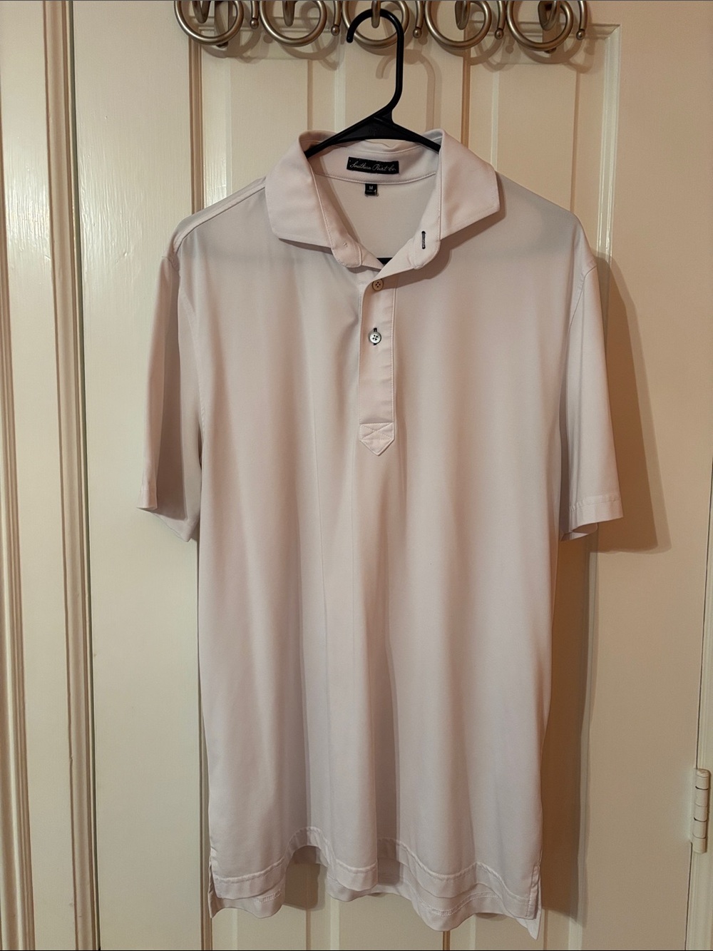 Men's Polo Shirt by Eddie Bauer in Light Beige